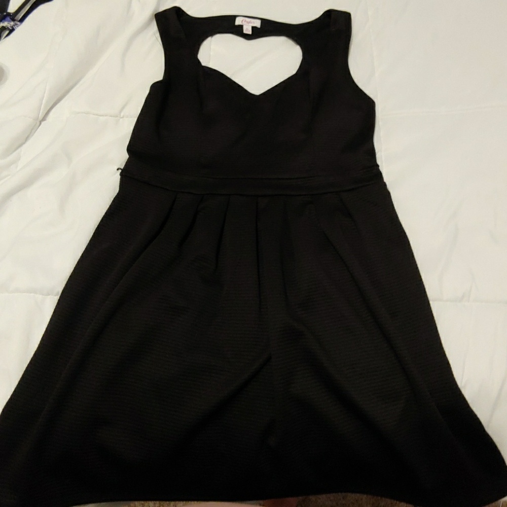 Black heart dress